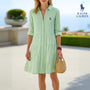 RALPH LAUREN - Abito chemisier a righe