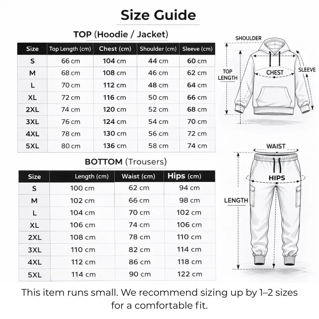 Set Felpa Stampata e Pantaloni della Tuta con Coulisse da Uomo di Firenzio