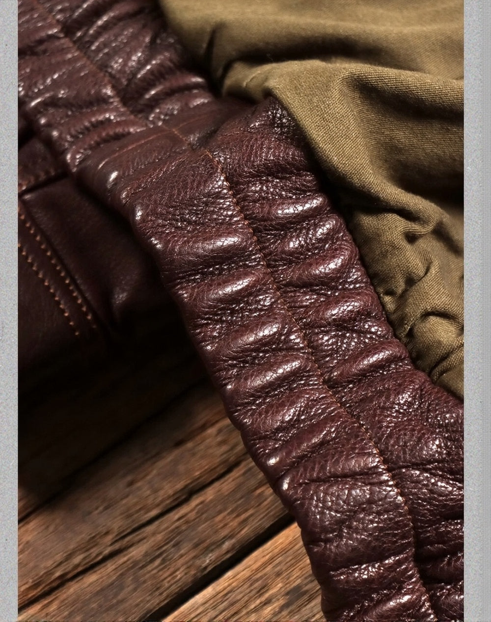 Firenzio Cappotto in Pelle Vintage Heritage